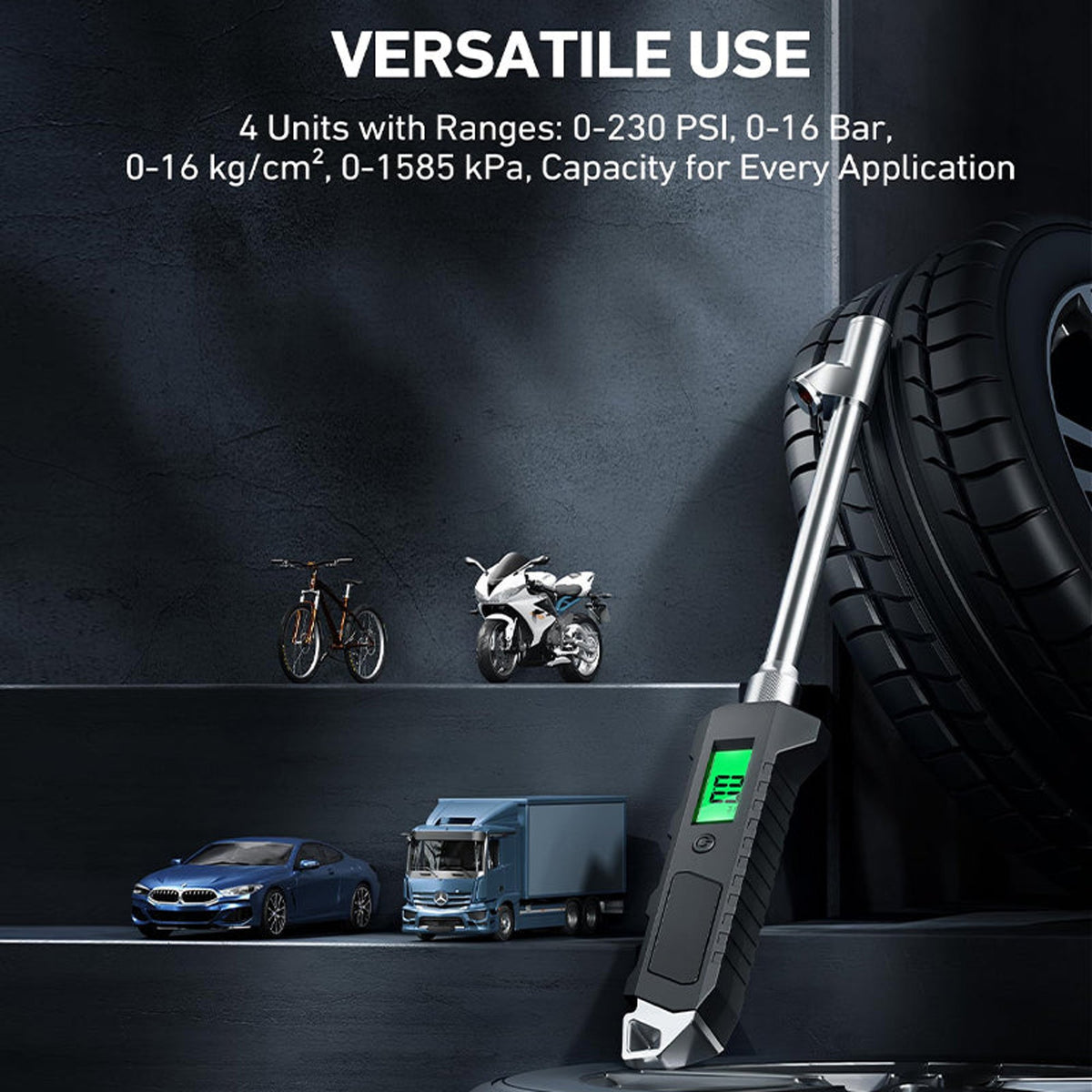 Heavy Duty Digital Tire Gauge