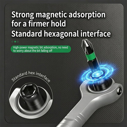 Universal Multi-Angle Ratchet Screwdriver Set
