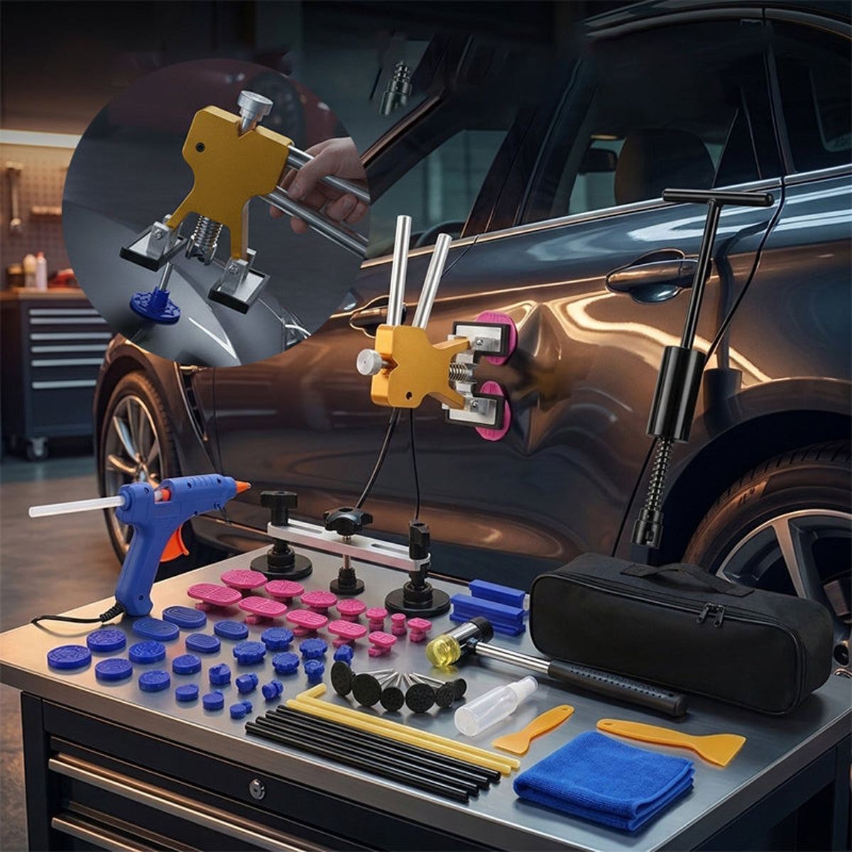 Paintless Dent Repair Tool Kit