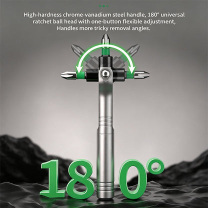 Universal Multi-Angle Ratchet Screwdriver Set