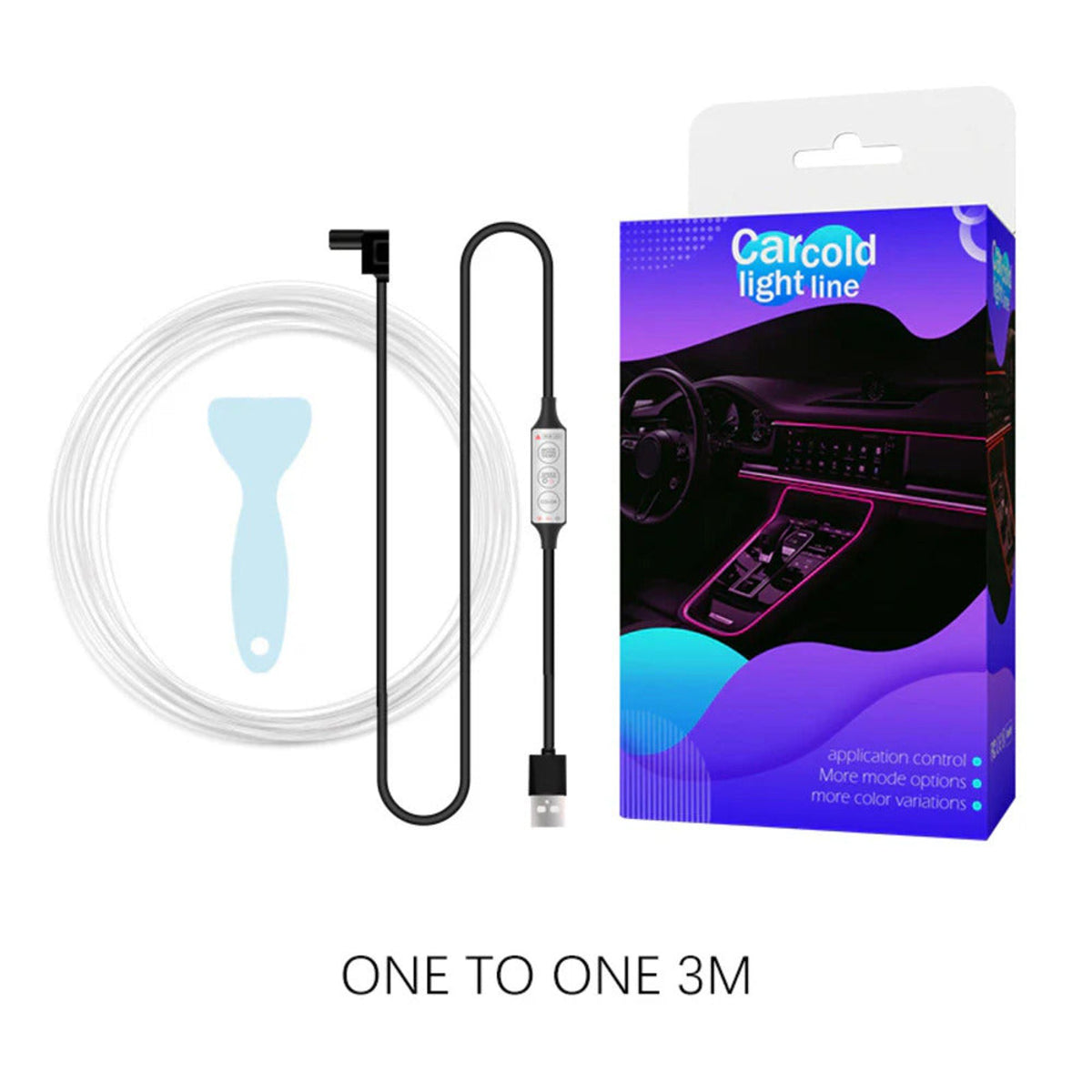 USB Car LED Lights with APP Control