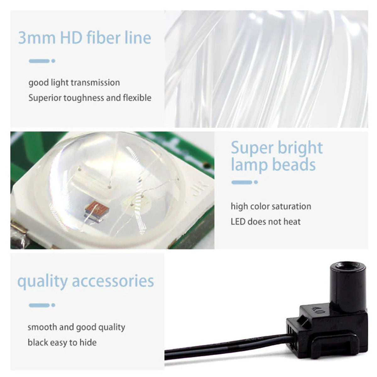 USB Car LED Lights with APP Control