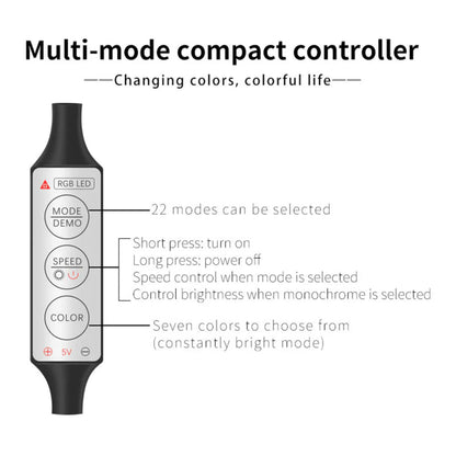 USB Car LED Lights with APP Control